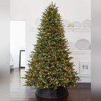 Saia Rígida para Árvore de Natal em Fibra Trançada Marrom